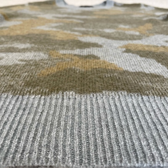 Banana Republic Wool Mohair Cotton Blend Camouflage Crewneck Sweater - Picture 12 of 16